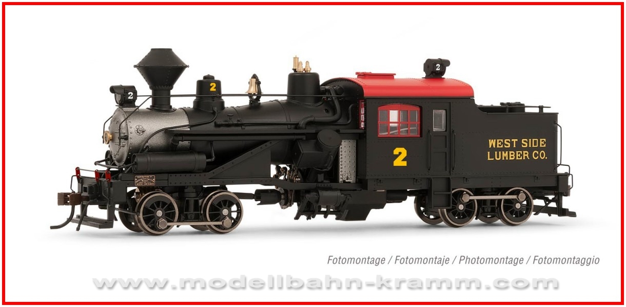 Heisler steam locomotive, 2 trucks Westside Lumber