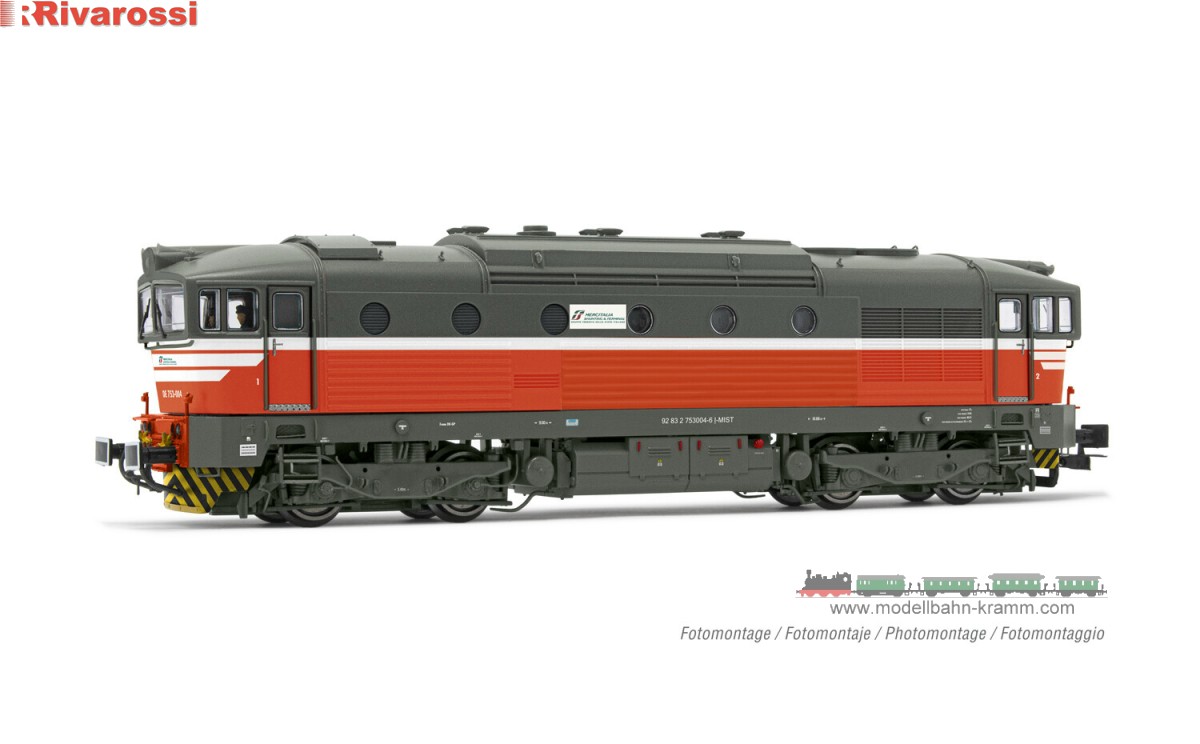 H0 DC analog Diesellokomotive Rh. D.753 Mercitalia Shunting & Terminal
