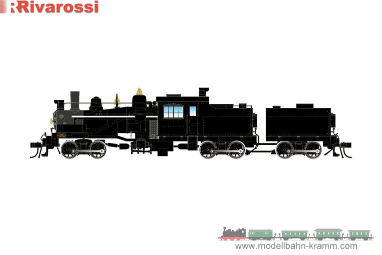 Rivarossi 2948, EAN 5063129009502: H0 DC analog Heisler Dampflokomotive St. Regis Paper
