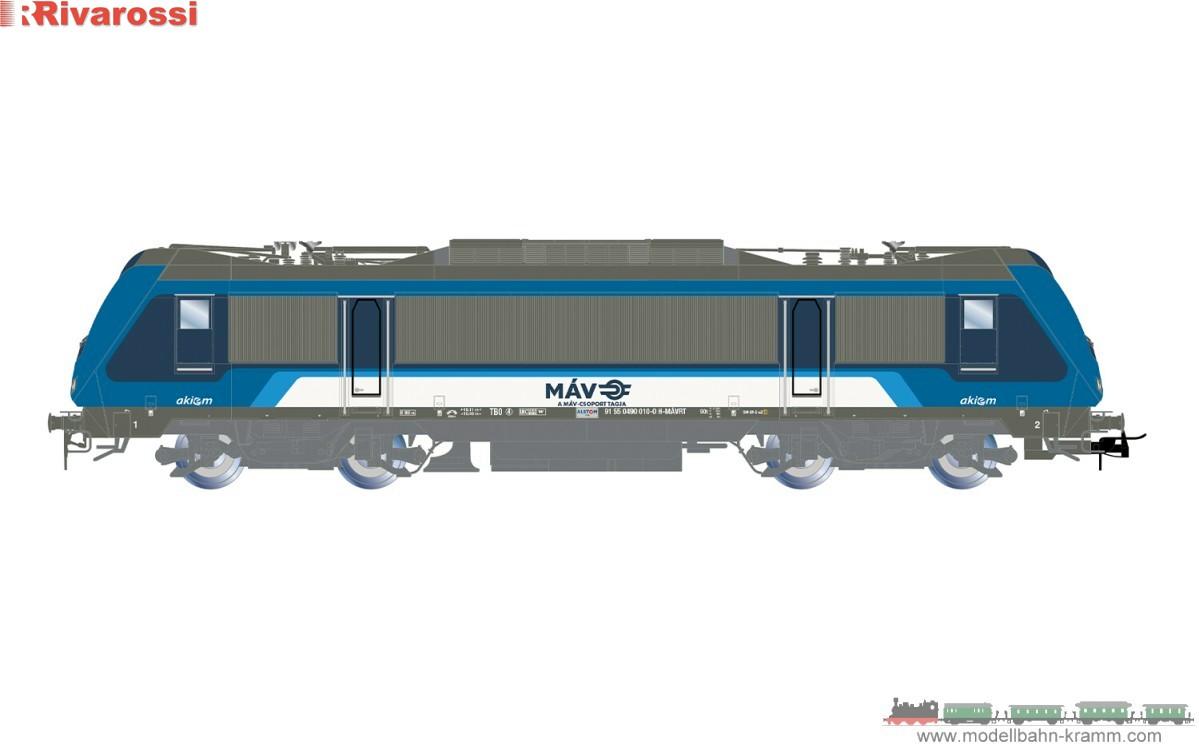 H0 DC analog E-Lok 490 010 Akiem/MAV