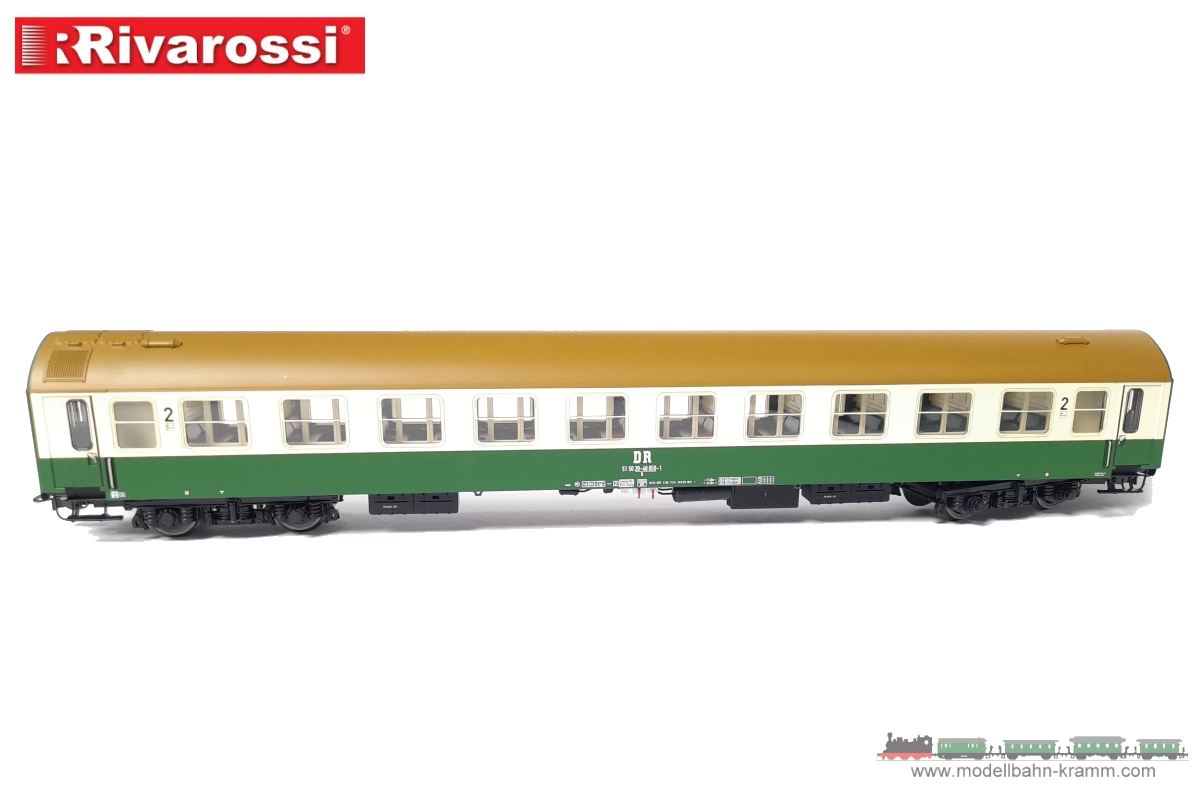 Rivarossi 4345, EAN 5055286702785: H0 DC 3-tlg. Set Reisezugwagen DR