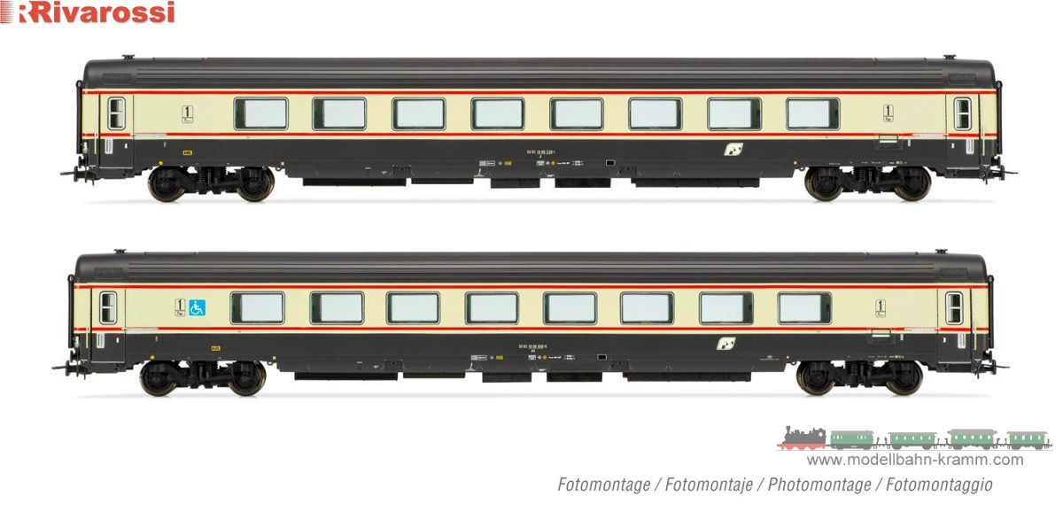 H0 DC 2-tlg. Set Gran Confort 1985 Großraumwagen FS