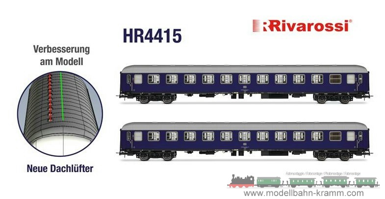 H0 DC 2-tlg. Set: Liegewagen Bcm 243 DB