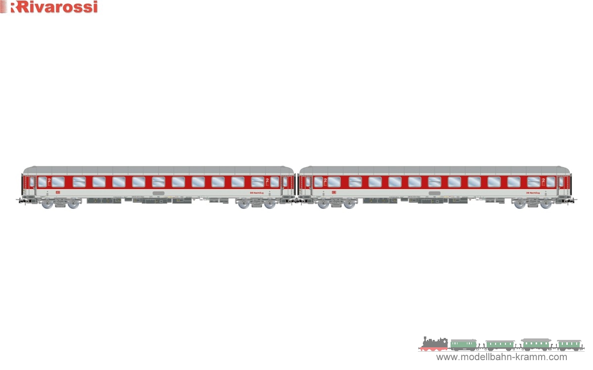 H0 DC 2er Set Liegewagen Nachtzug DB AG