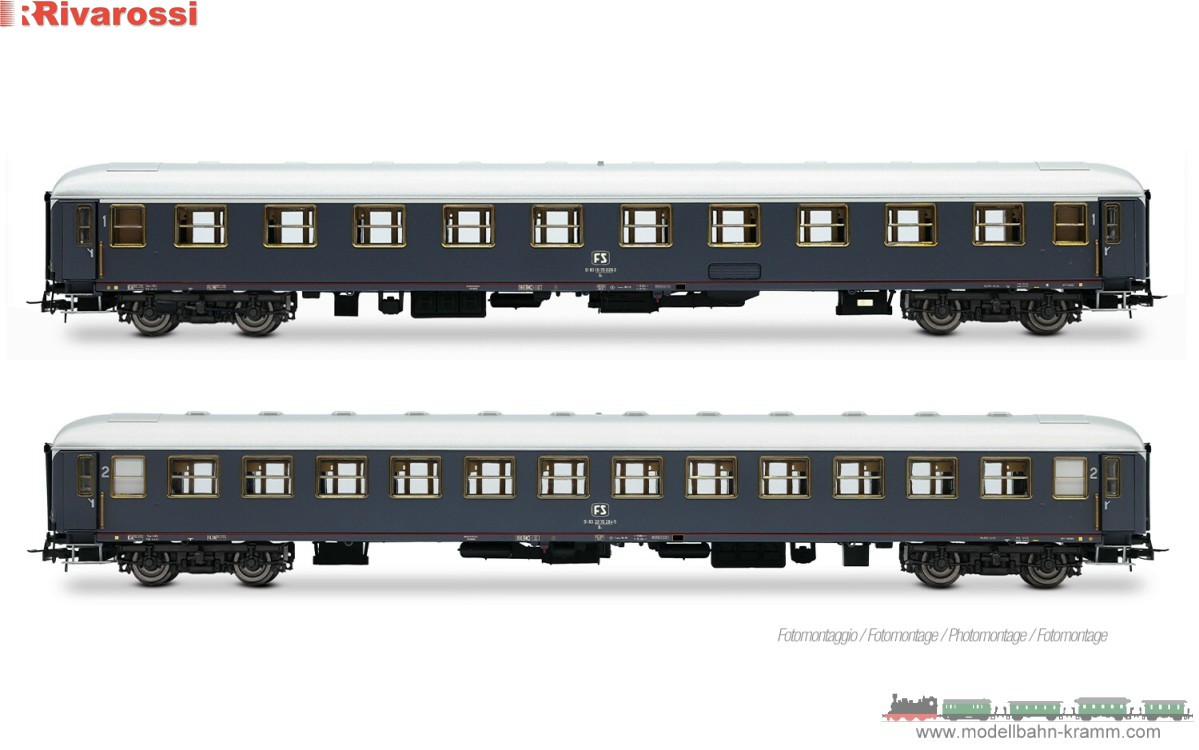 H0 DC 2-tlg. Set: Personenwagen Rapido 904-905
