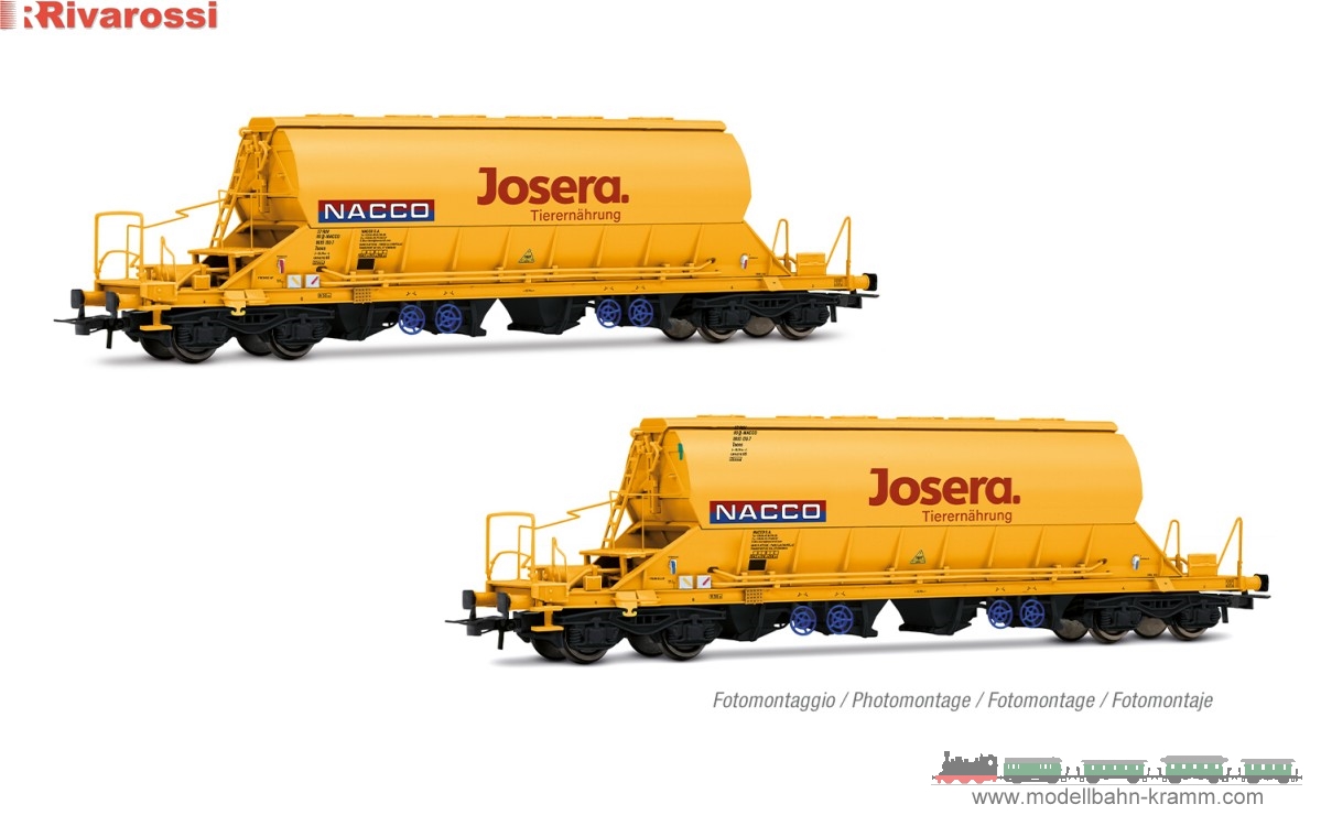 H0 NACCO 2tlg. Schwenkdachwagen Taoos VI