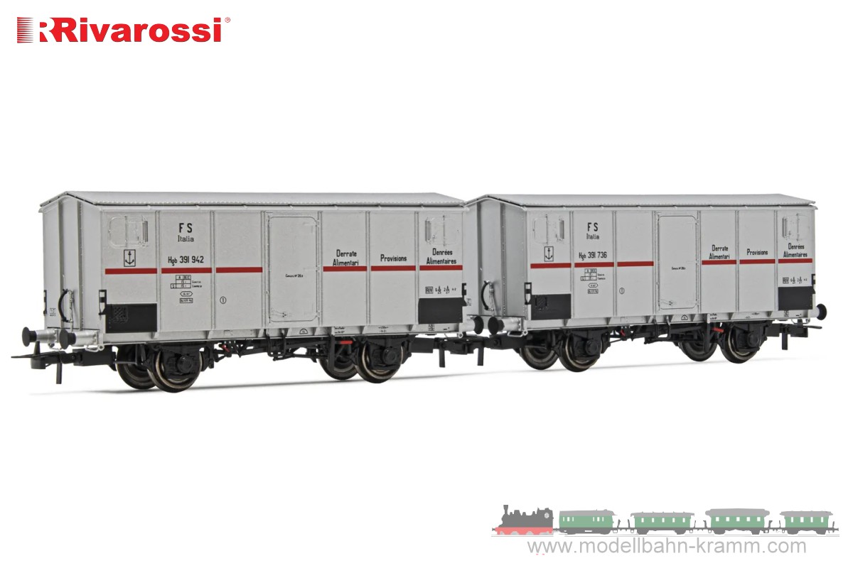H0 DC 2-tlg Set 2-achs. Kühlwagen FS