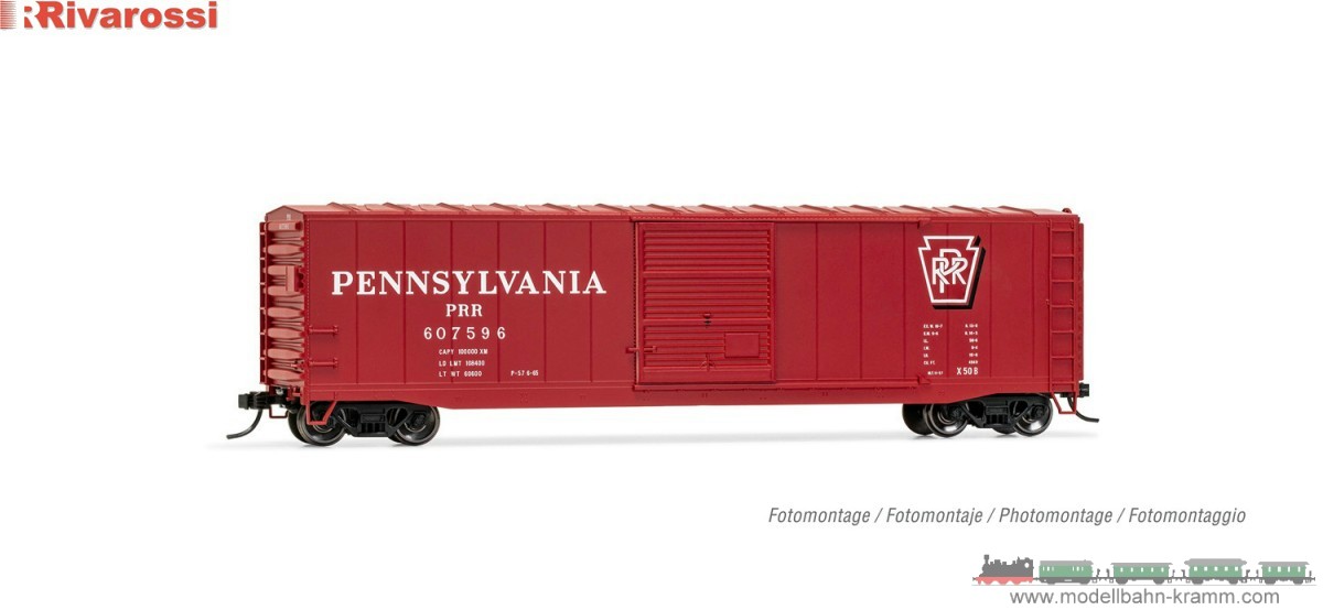 H0 DC US-Boxcar Pennsylvania Railroad