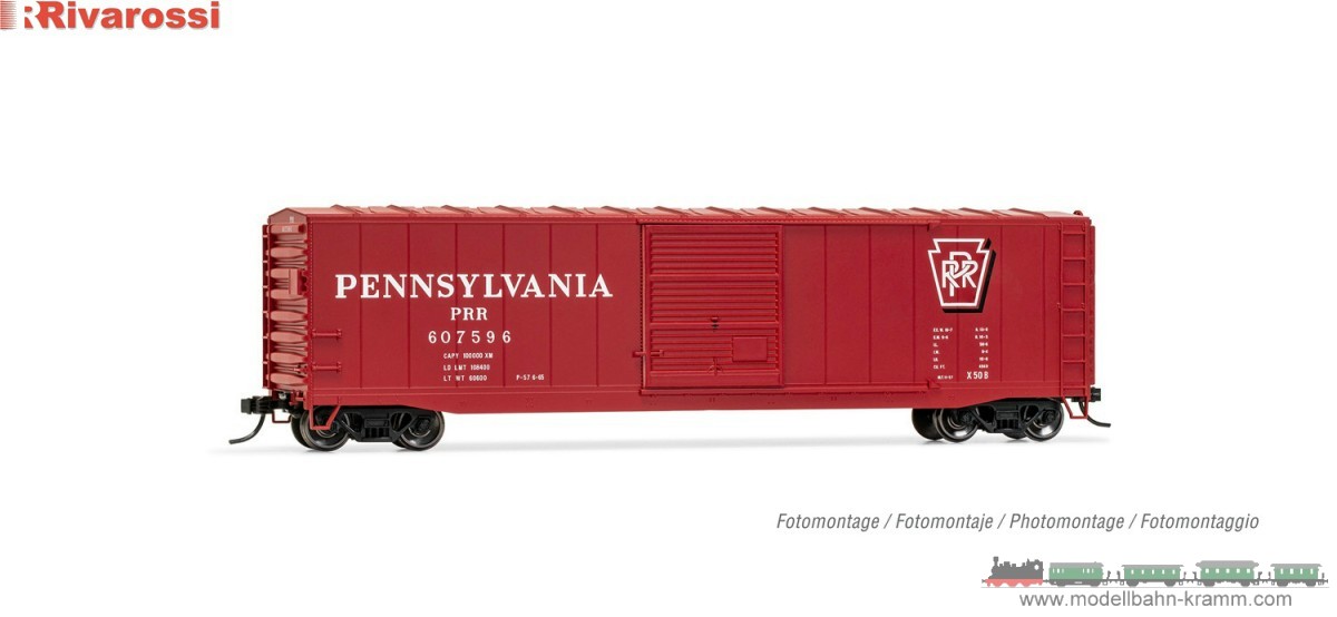 H0 DC US-Boxcar Pennsylvania Railroad