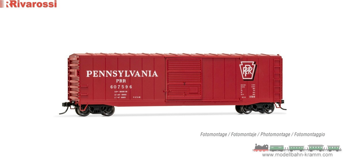H0 DC US-Boxcar Pennsylvania Railroad