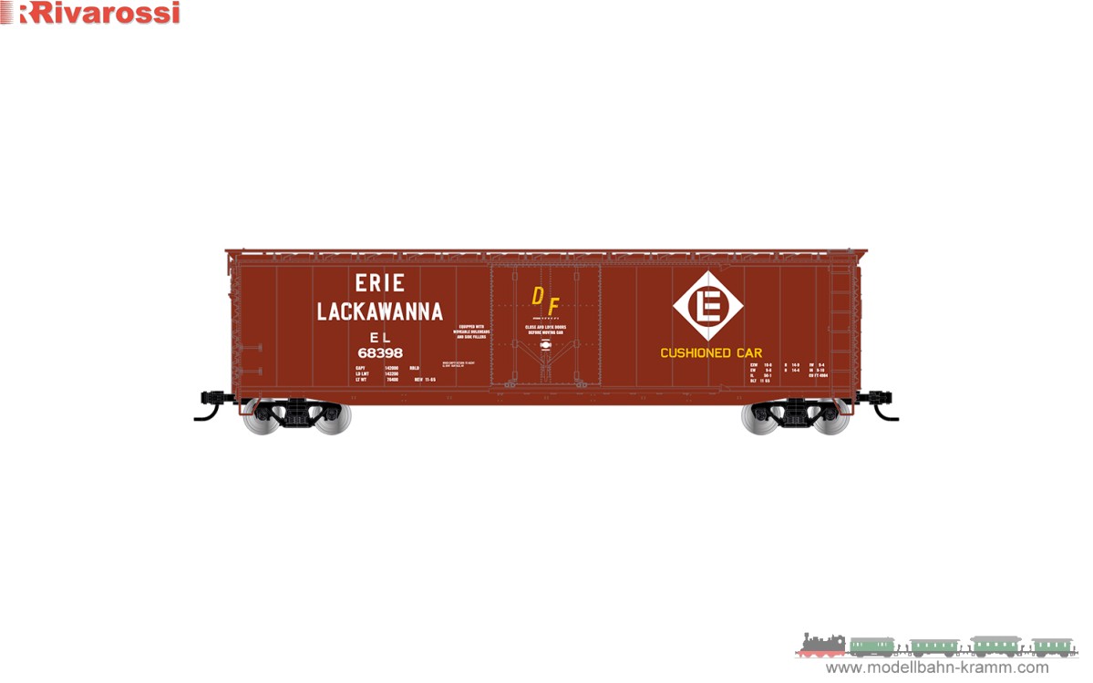 H0 Erie Lackawanna gedeckter Güterwagen 68386