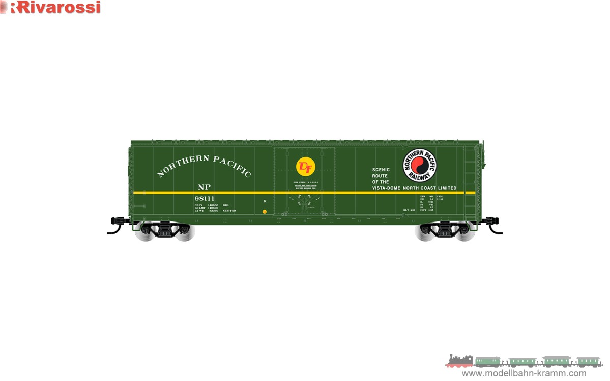 H0 North-Pacific, gedeckter Güterwagen 98030