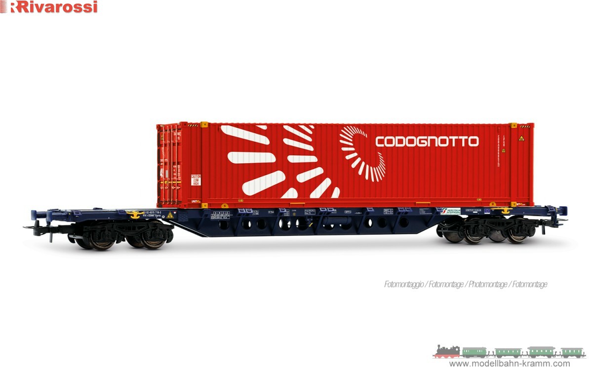H0 DC Containerwagen Sgnss Codognotto