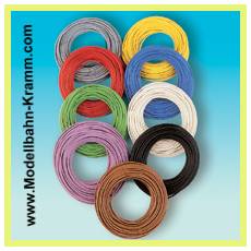 Strand copper wire, 10 m, max. load 6 A, purple