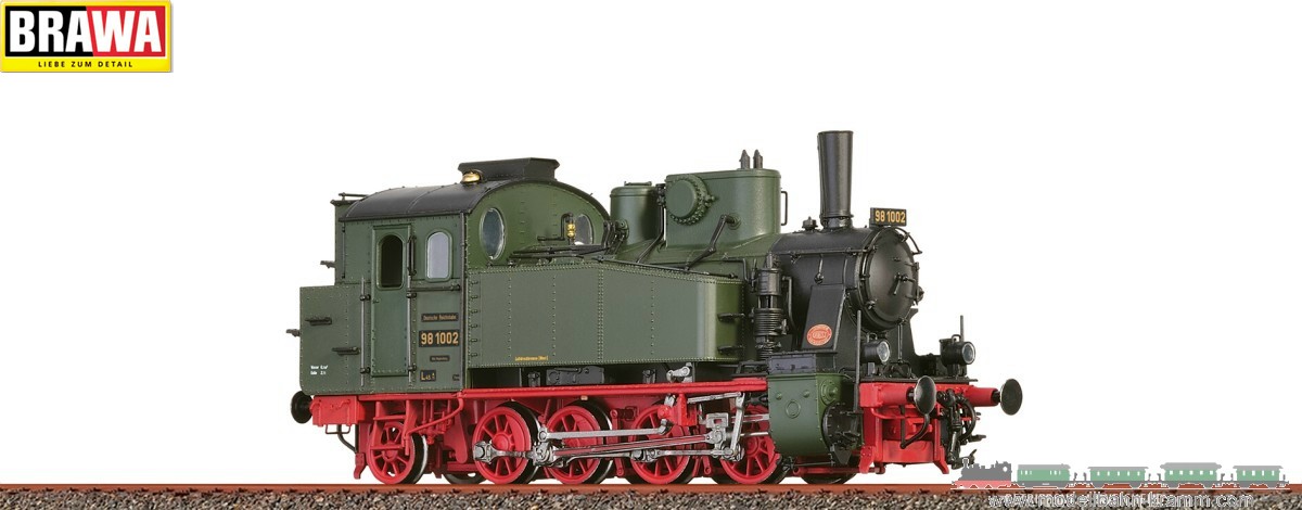 Brawa 40584, EAN 4012278405841: H0 Steam Loco 98.10 DRG, II, DC EXTRA