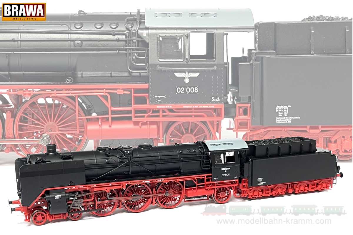 Brawa 40940, EAN 4012278409405: H0 DC analog Dampflokomotive BR 02 der DRG Ep. 2