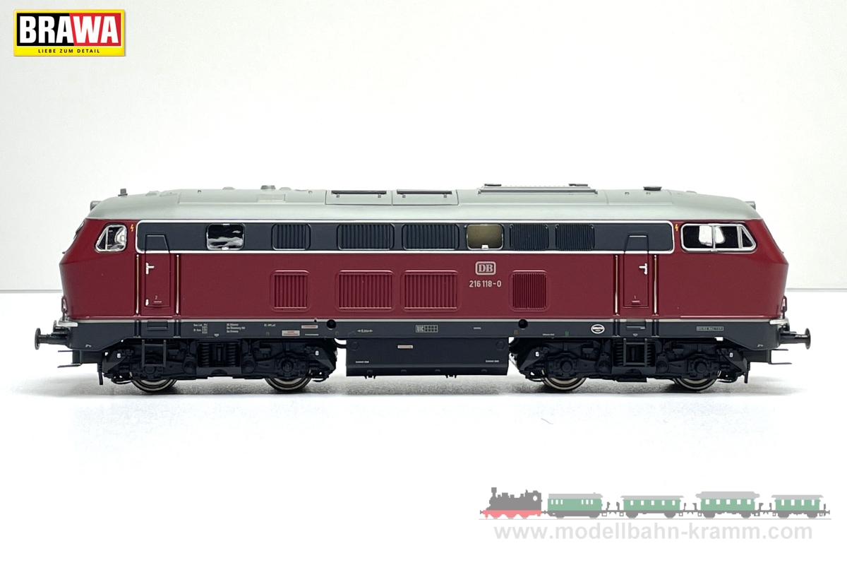 Brawa 41160, EAN 4012278411606: H0 DC analog Diesellokomotive BR 216 der DB Ep. 4