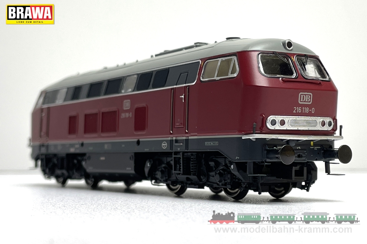 Brawa 41160, EAN 4012278411606: H0 DC analog Diesellokomotive BR 216 der DB Ep. 4