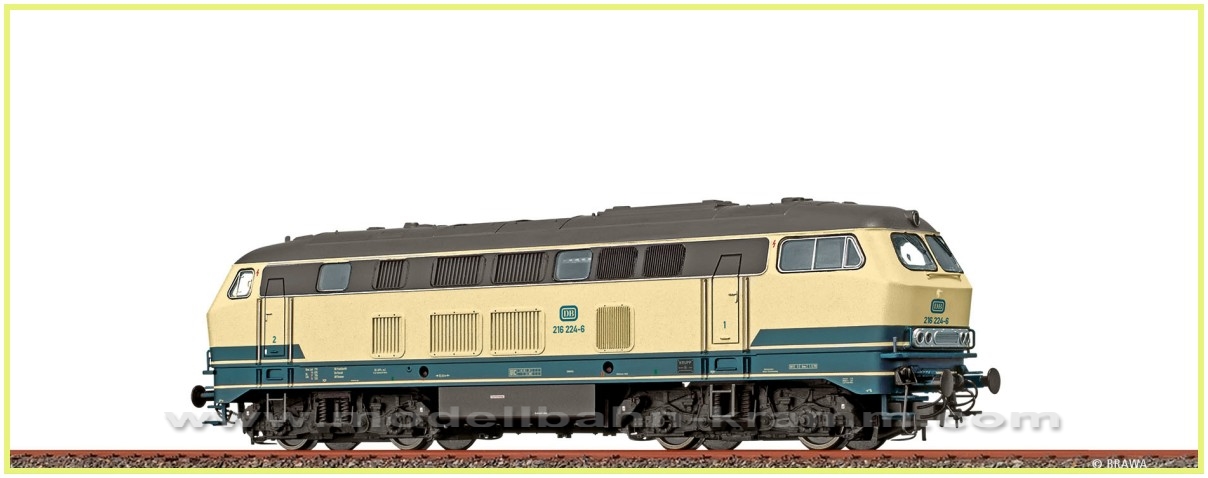 Brawa 41164, EAN 4012278411644: H0 Diesel Locomotive 216 DB, IV, DC An. B