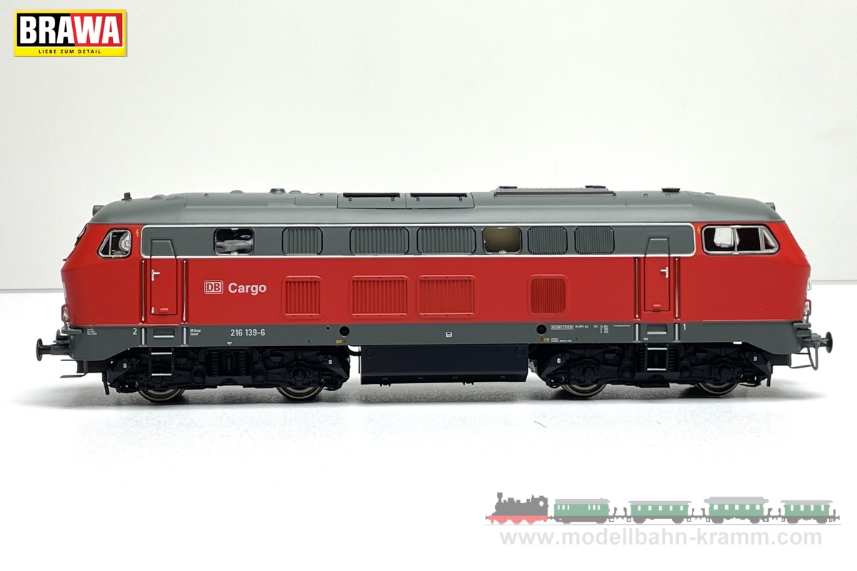 Brawa 41170, EAN 4012278411705: H0 DC Sound Diesellokomotive BR 216 der DB Cargo Ep. 5