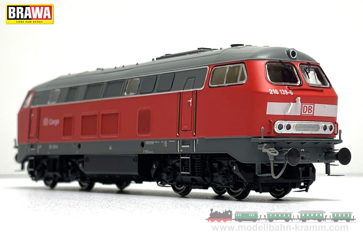 Brawa 41170, EAN 4012278411705: H0 DC Sound Diesellokomotive BR 216 der DB Cargo Ep. 5