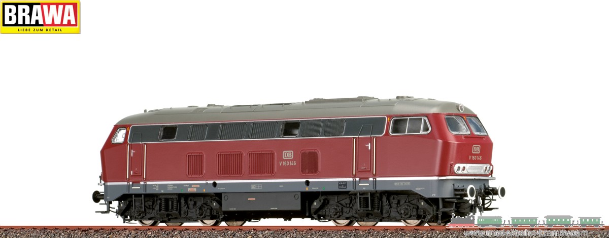 Brawa 41176, EAN 4012278411767: H0 DC analog Diesellokomotive V 160 DB