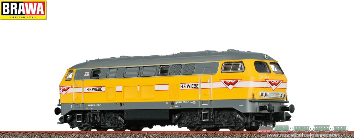 Brawa 41189, EAN 4012278411897: H0 Diesel Loco 216 Wiebe, Epoch IV, AC Digital EXTRA