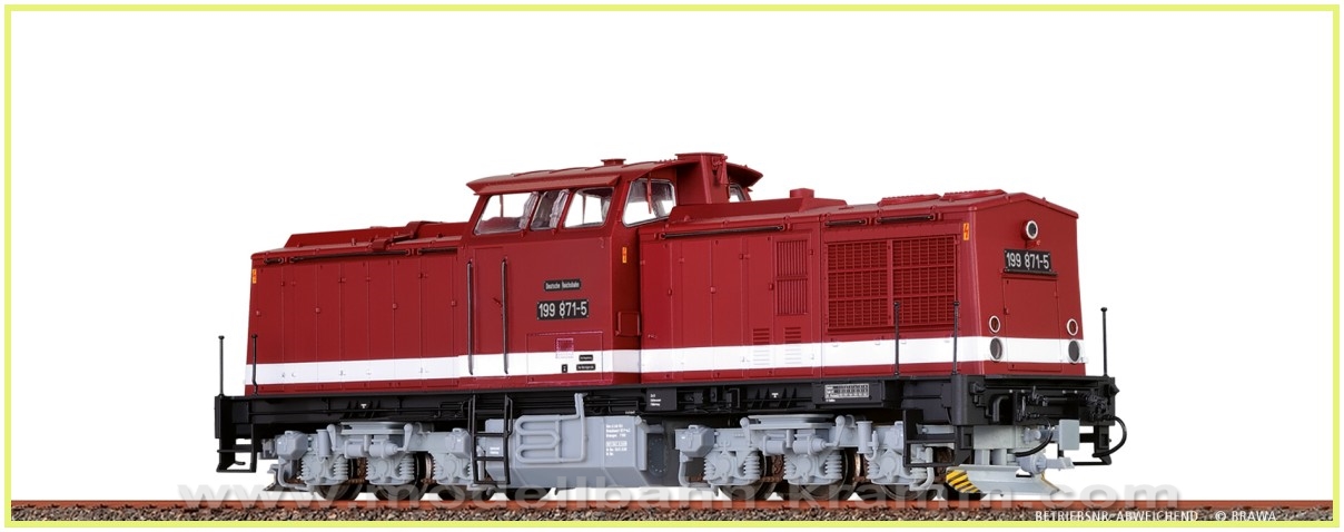 Brawa 41272, EAN 4012278412726: H0 DC analog Diesellokomotive BR V199 der DR Ep. 4