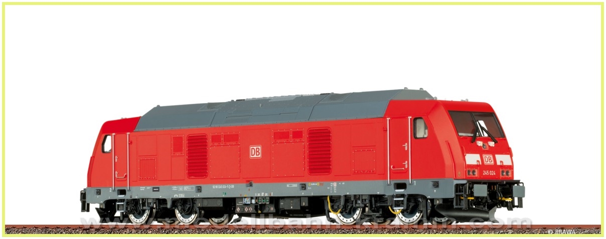 Brawa 42912, EAN 4012278429120: H0 DC Sound Diesellok BR 245 Fernverkehr SYLT der DB AG