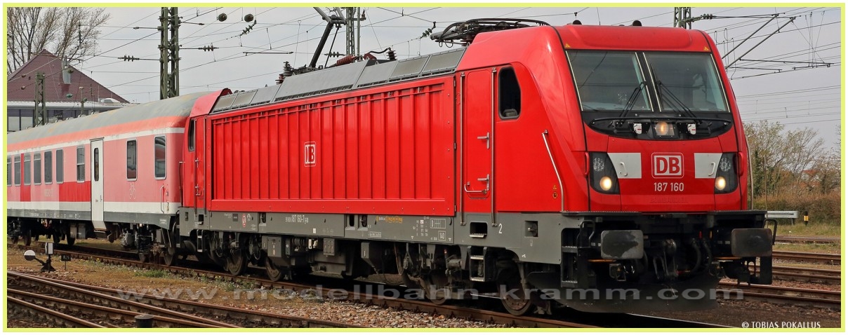 Brawa 43821, EAN 4012278438214: H0 AC Sound Elektrolokomotive BR 187 der DB AG Ep. 6