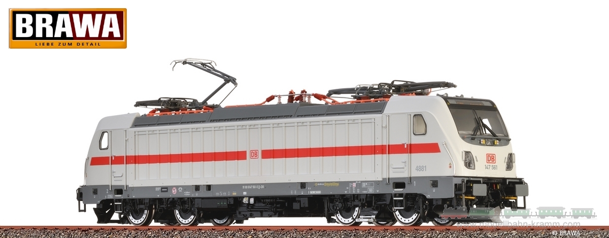 Brawa 43837, EAN 4012278438375: H0 AC Sound E-Lok BR 147.5 TRAXX 3 DB AG VI