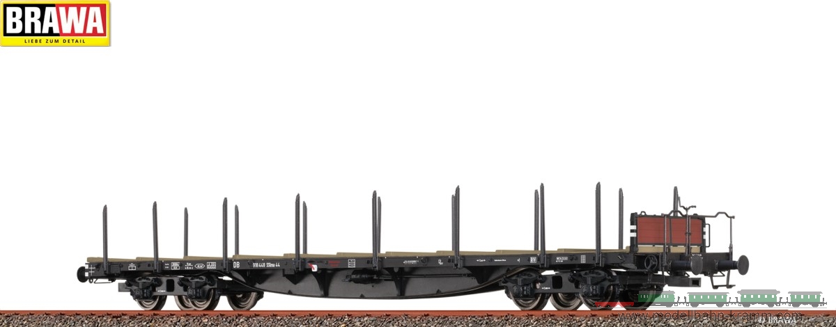 Brawa 47239, EAN 4012278472393: H0 DC Schienenwagen SSlma44 DB III