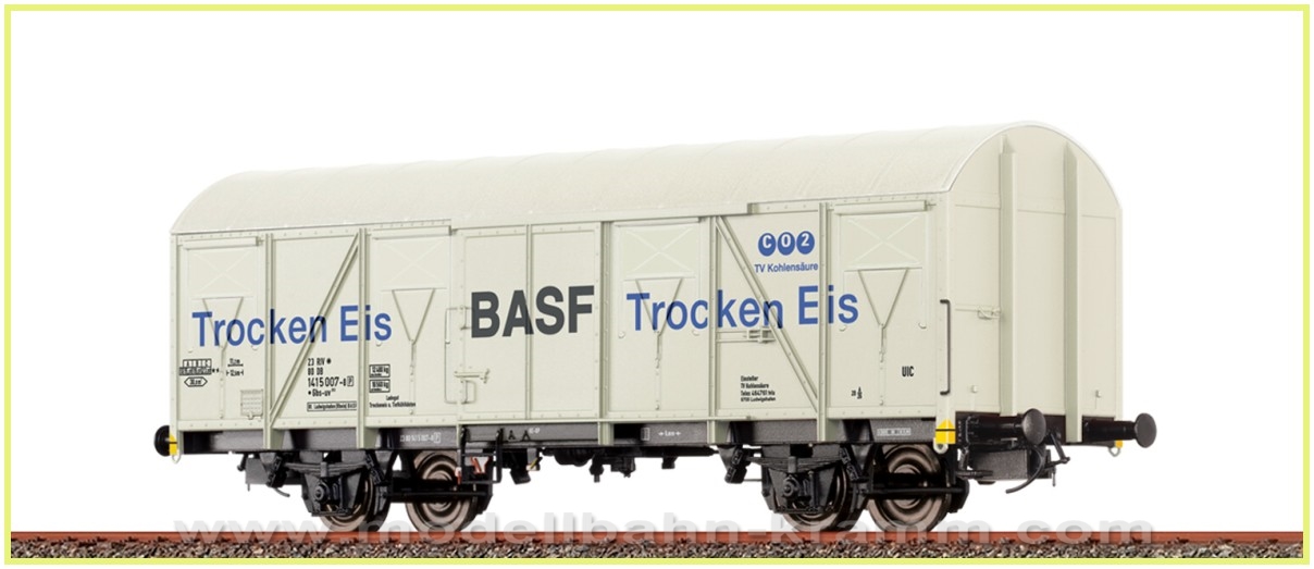 Brawa 47276, EAN 4012278472768: H0 DC Gedeckter Güterwagen BASF