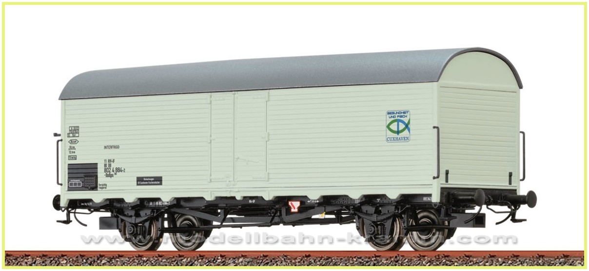 Brawa 47628, EAN 4012278476285: H0 DC Kühlwagen Ibdlps INTERFRIGO 383 DB