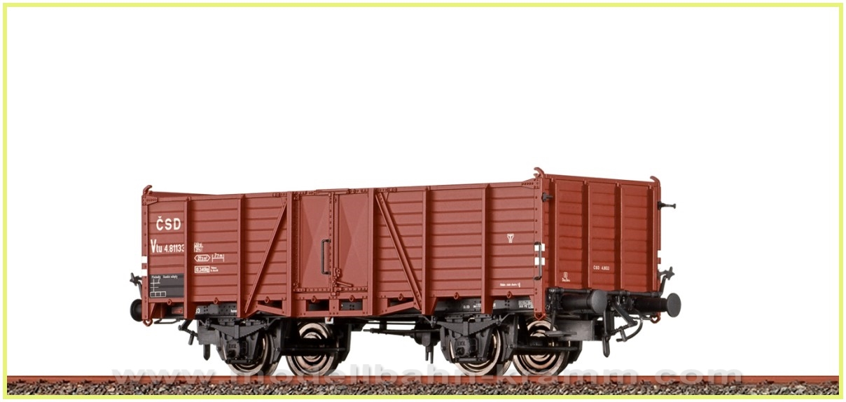 Brawa 48446, EAN 4012278484464: H0 DC Offener Güterwagen Vtu der CSD