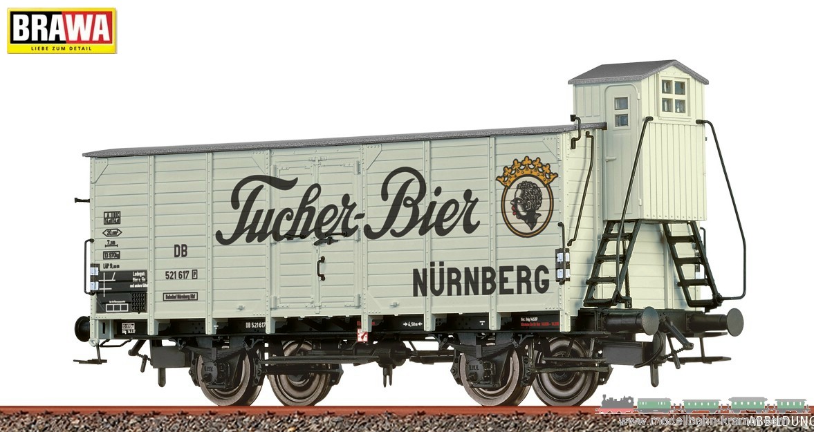 Brawa 49834, EAN 4012278498348: H0 Beer Car G10 DB III Tucher