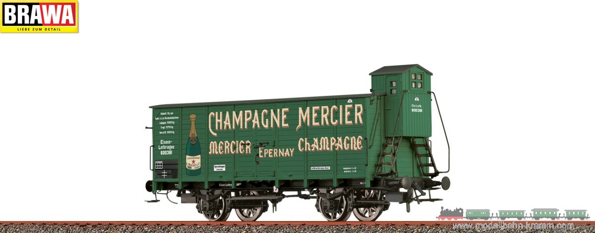 H0 GW-G [P] Wagen Elsass L., I, Champ. M.