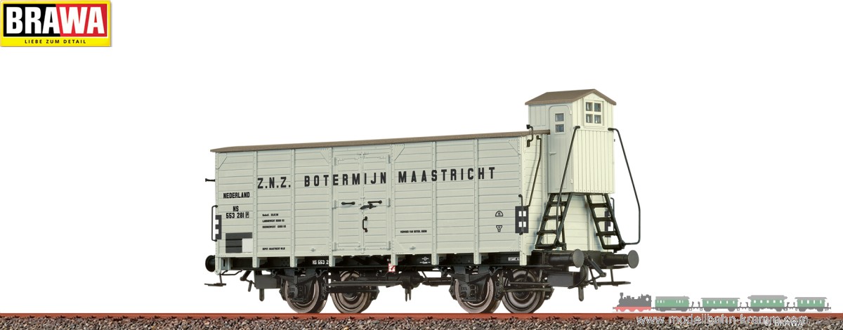 Brawa 49890, EAN 4012278498904: H0 Gedeckter Güterwagen G 10 NS, Epoche II
