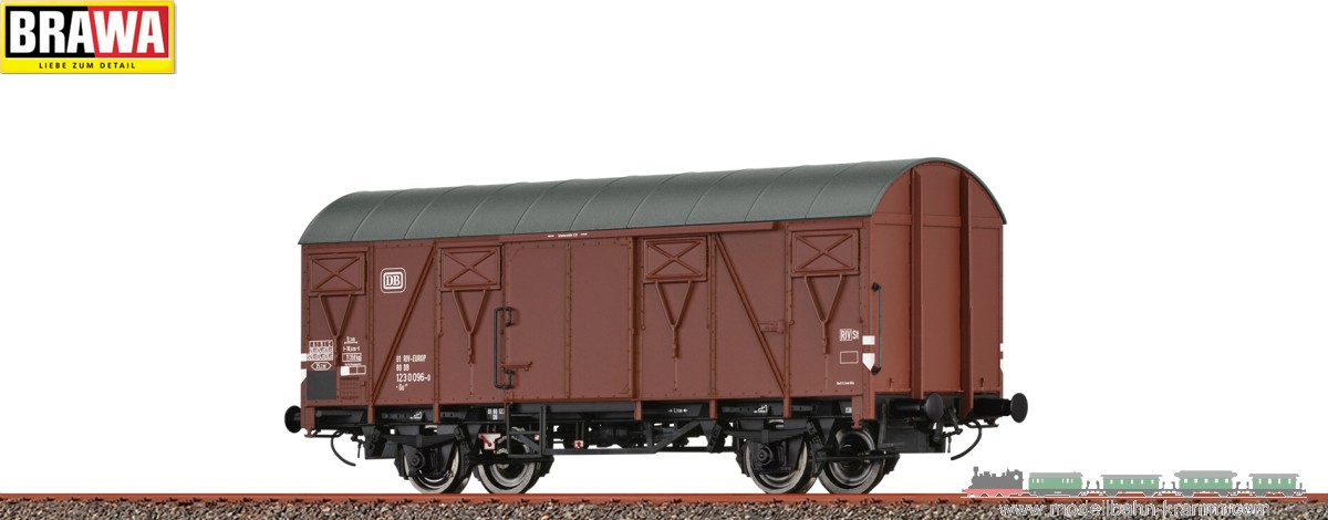 Brawa 50152, EAN 4012278501529: H0 Gedeckter Güterwagen Gs 211 DB, Epoche IV