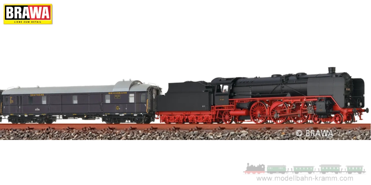 Modellbahn-Kramm: Brawa 50683 H0 SET Rheingold DRG, II, AC ex, only €949,98