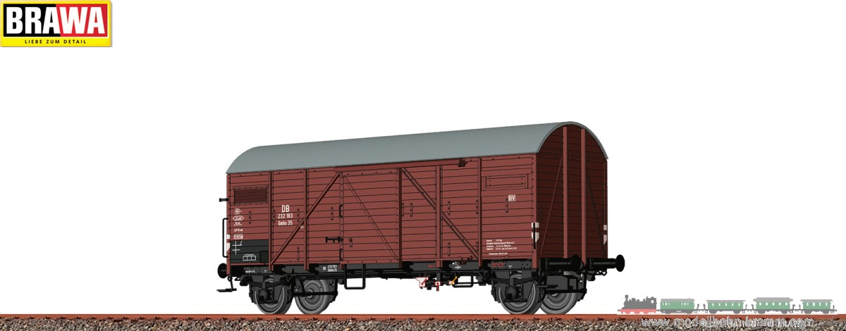 Brawa 50720, EAN 4012278507200: H0 Freight Car Gmhs 35 DB, Epoch III
