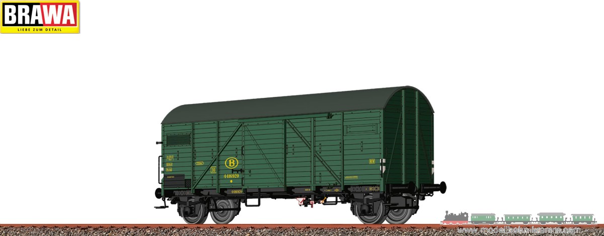 Brawa 50731, EAN 4012278507316: H0 Freight Car SNCB, Epoch III