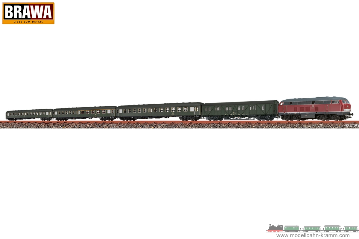 Brawa 50829, EAN 4012278508290: H0 Express Train Set E 1642 DB, Epoch IV, DC Digital EXTRA (Passen