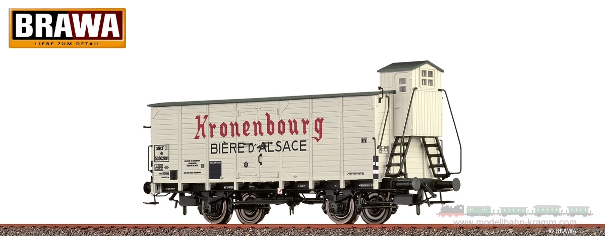 Brawa 50994, EAN 4012278509945: H0 Beer Car Hlf Kronenbourg SNCF