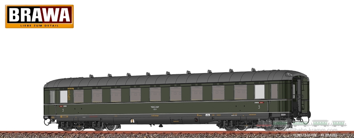 Brawa 51037, EAN 4012278510378: H0 AC Personenwagen C4i DRG