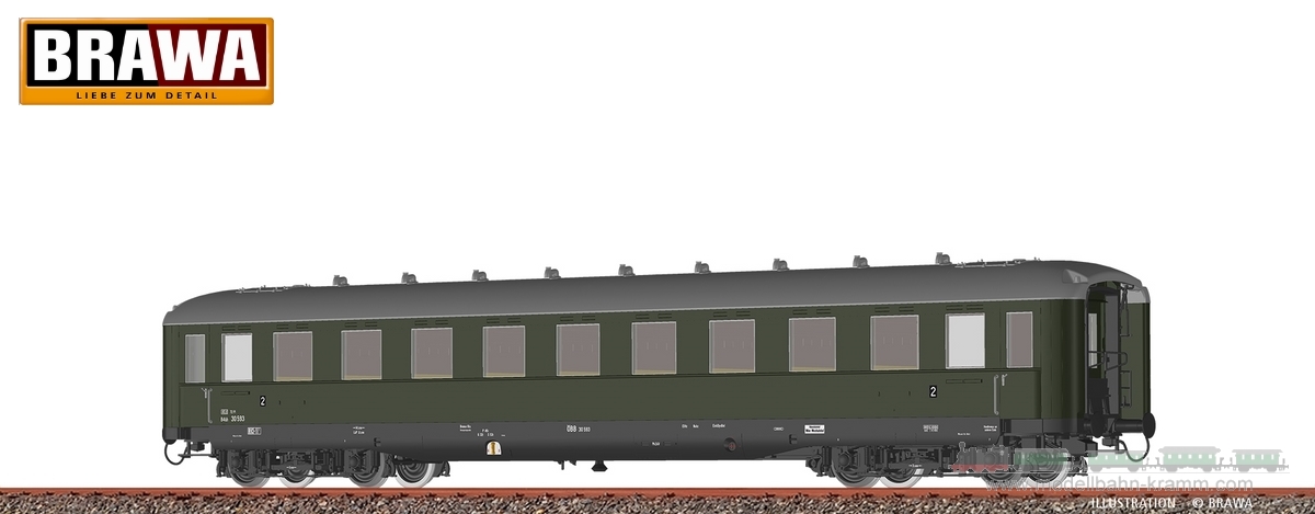Brawa 51117, EAN 4012278511177: H0 AC Personenwagen B4üh ÖBB