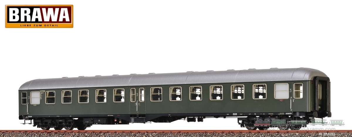 Brawa 58112, EAN 4012278581125: H0 AC Personenwagen C4ymgb-51 Deutsche Bundesbahn