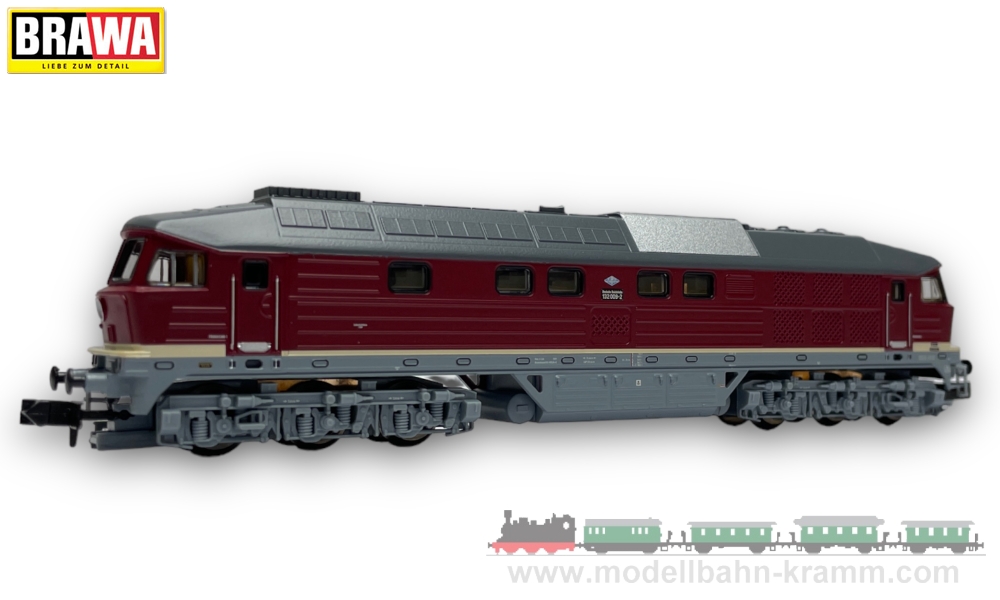 Brawa 61038, EAN 4012278610382: N analog Diesellok BR 132 DR