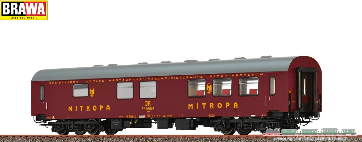 Brawa 65075, EAN 4012278650753: N Personenwagen WRg DR