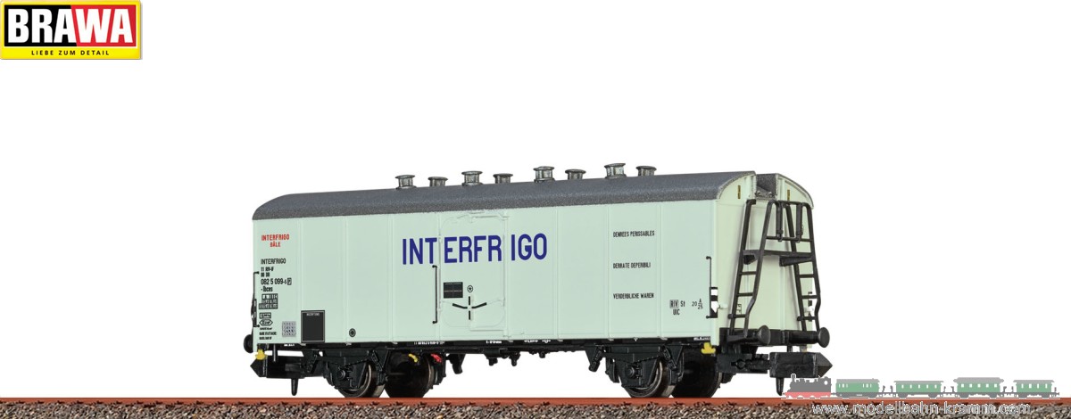 Brawa 67120, EAN 4012278671208: N Kühlwagen Interfrigo DB